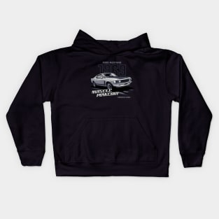 Ford Mustang 1969 "Muscle Power" Kids Hoodie